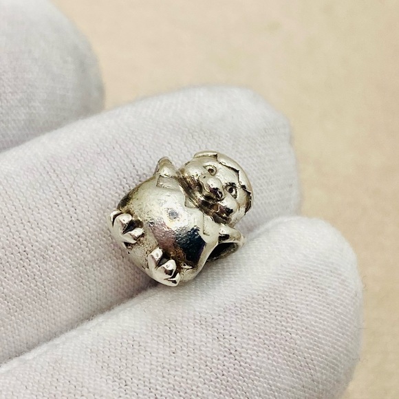 EUC Pandora 790528 Sterling Silver Spring Easter Chicken Animal Bead - Picture 3 of 8